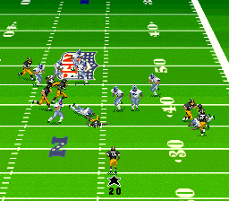 Madden NFL '97 (USA) In game screenshot